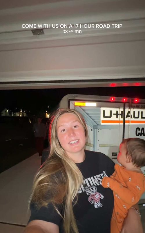Kingston really said “Sleep? Never heard of it” 😅 #roadtrip #family #momcontent #moving #travelvlog 