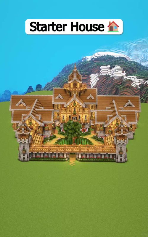 Minecraft Ultimate Starter House 🏠 - Now link in bio 📝