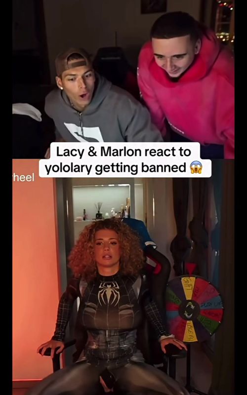 No way Yololary wore THAT Spider-Man suit... Agent stunned • #lacy #yololary #spiderman #reactionclips #streamerclips 