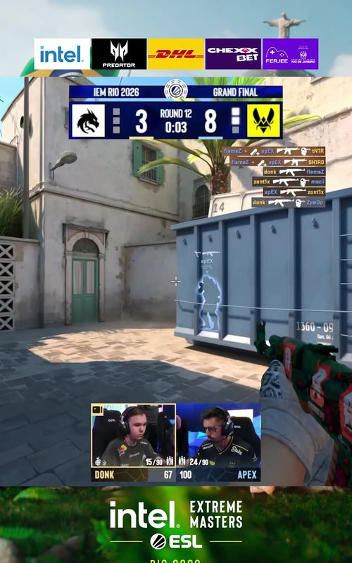 2 SECONDS. donk still clutches this 🤯 #ESL #gaming #esports #counterstrike2 #iemrio2026 