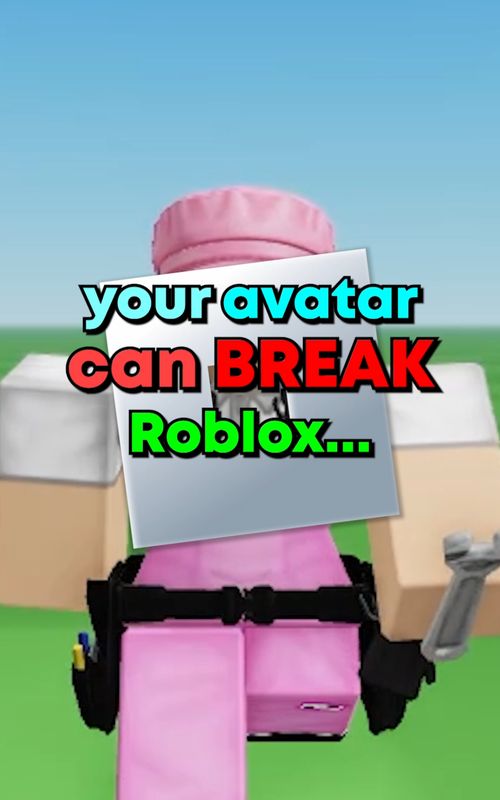 how YOU can break roblox🤫 game: glitched avatar hub #roblox #funfacts #information #robloxfyp #commentary #interesting #glitches #gamerecommendations #guide