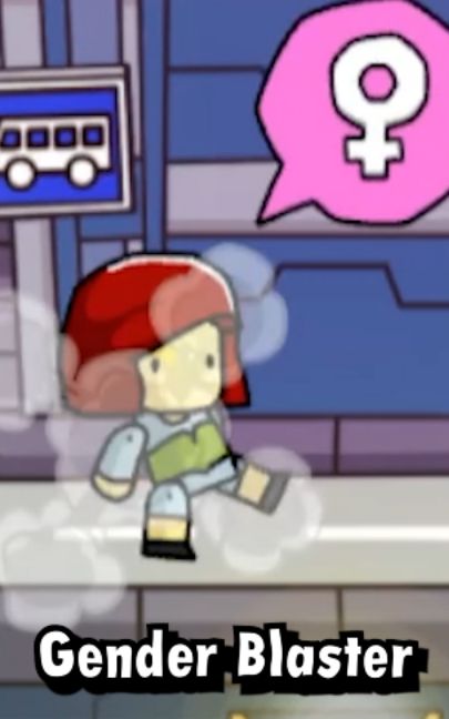 How to Unlock the Secret Gender Blaster in Scribblenauts Unlimited #scribblenauts #nostalgia #fyp #glitch #gaming