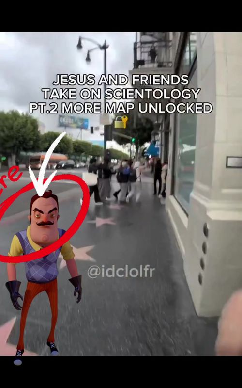 Im just your neighbor #helloneighbor #scientology #cult #speedrun #hollywood
