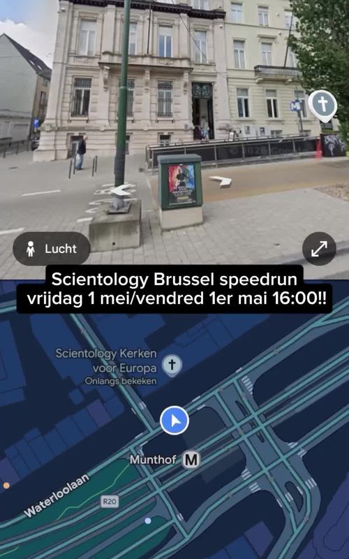 be there or be square #scientologyspeedrun #brussel #cult #scientologybrusselspeedrun #subwaysurfers 