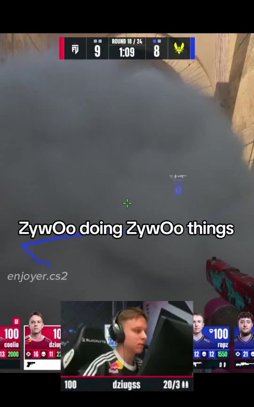 ZywOo is not the goat for nothing #cs2 #esport #zywoo #vitality #viral 