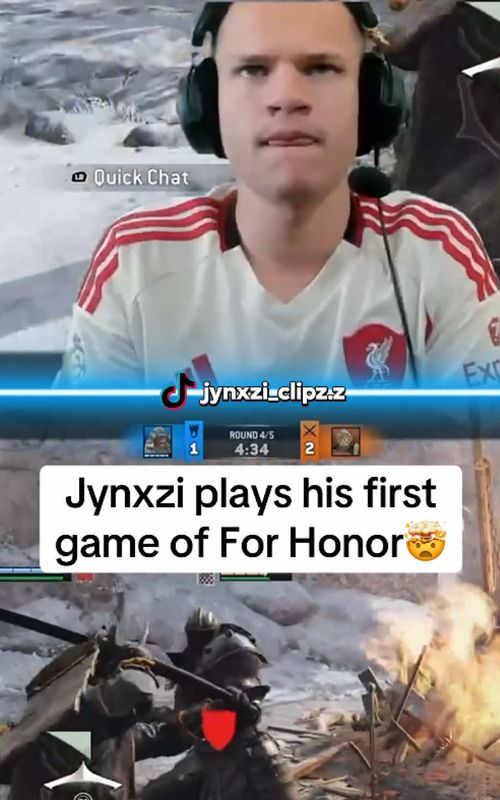 Jynxzi plays his first game of For Honor @Jynxzi #jynxzi #jynxziclips #forhonor #funny #fypシ゚viral 