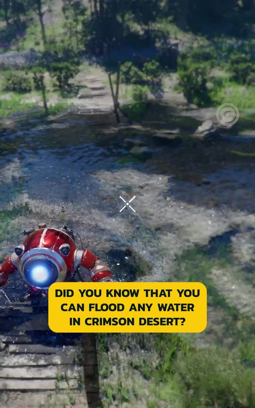 Did you know this little trick can let you unleash mini tsunamis and floods in Crimson Desert? 🌊 #crimsondesert #GamingTips #gaming