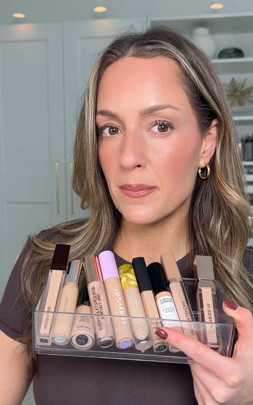 Ranking my top 10 concealers was not easy! #concealer #dryskinmakeup  • @Hourglass Cosmetics @Kosas @NARS Cosmetics @Haus Labs @Tower 28 Beauty @Charlotte Tilbury @Armani beauty @Maxine's Revenge @Natasha Denona @Patrick Ta Beauty 