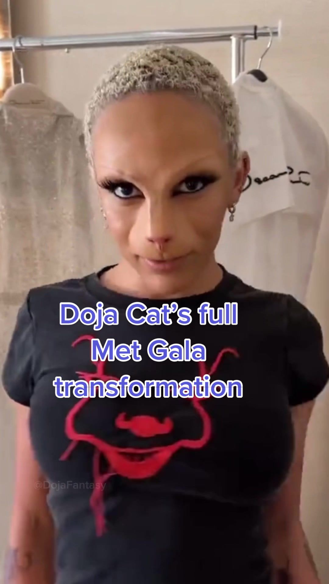 Everything about this is so iconic 🐱🤍👑 #dojacat #doja #foryou #fypシ #viral #metgala #transformation 
