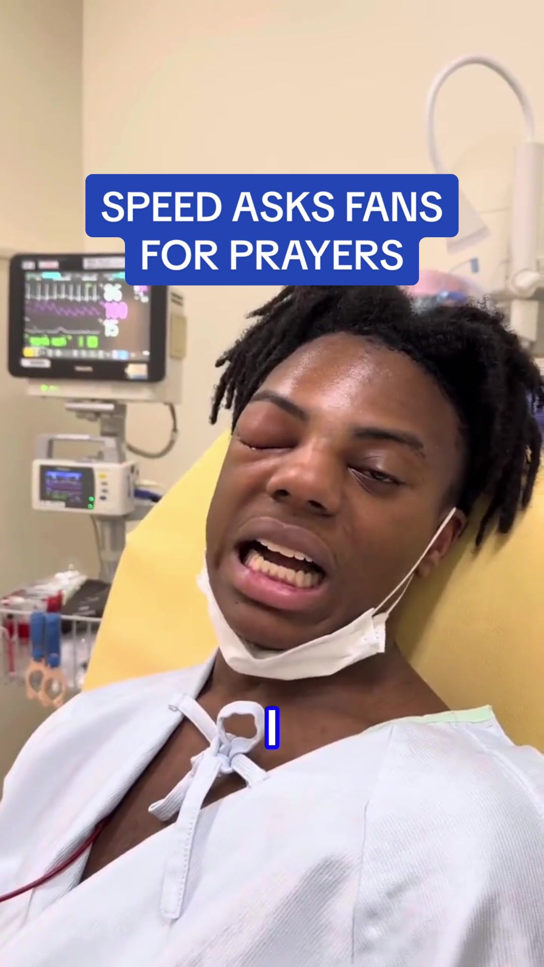 “They can keep me here for months, weeks, days or years if they want to” Speed has returned to hospital after being discharged yesterday #fyp #ishowspeed #speed #mri #hospital #speedyrecovery #tokyo 