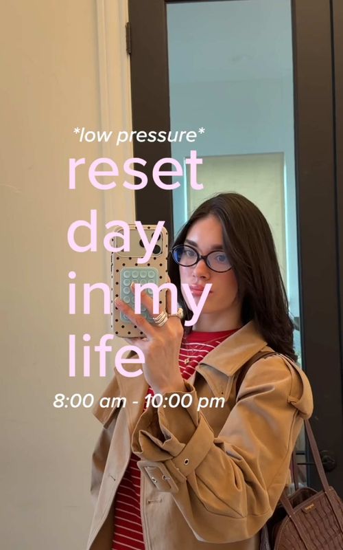 minimal effort maximum return kinda reset day 😌 #Vlog #dayinmylife #resetroutine #productivevlog #spendthedaywithme @rhode skin @reformation @MERIT Beauty @FP Movement 
