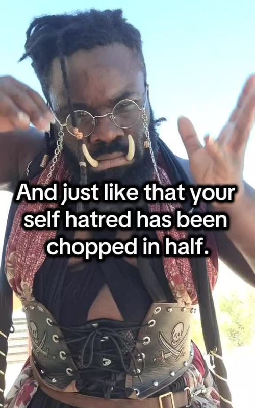 And if you accept, I'll be taking one part off your hands as payment. Do you want it's head or the tail? . . . #SelfCare #motivation #magic #renfaire #affirmations 