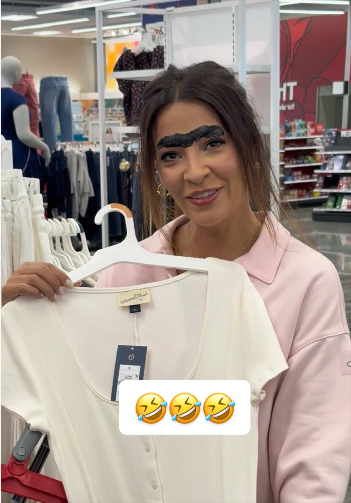 When she finally sees it at the end🤣😂 #target #shopping #husbandwife #funny #fyp 