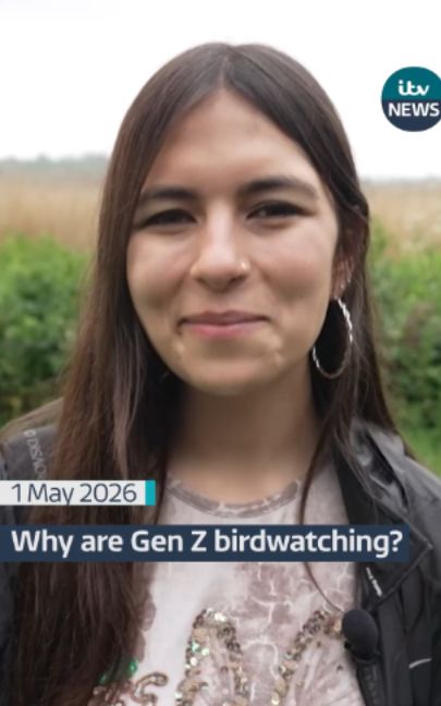 According to a study, birdwatching is the second fastest-growing hobby for Gen Z, right behind jewellery making. In Britain alone, nearly 750,000 Gen Zers are out with their binoculars. That is an increase of 1,088% since 2018. ITV News caught up with the Mya-Rose Craig @birdgirluk to talk about how she started her journey and why she thinks the hobby has risen in popularity. #Bird #Hobby #Genz