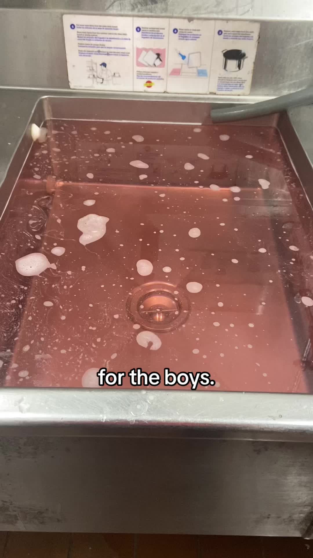 for the boys. #fortheboys #satisfying #satisfyingvideo #sink #whirlpool #fyp 