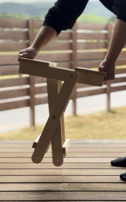 Folding Wooden Chair  #woodworking #DIY #asmr #ideas #twcdesign 