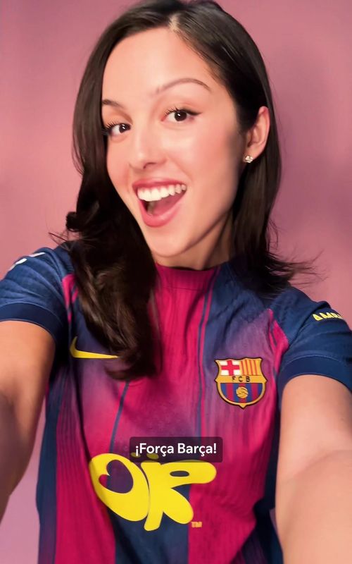 Força Barça, Olivia Rodrigo style 💙❤️🩷 @fcbarcelona @Olivia Rodrigo @fcbfemeni #fcbarcelona #oliviarodrigo #ElClasico #youseemprettysadforagirlssoinlove #spotifycampnou 