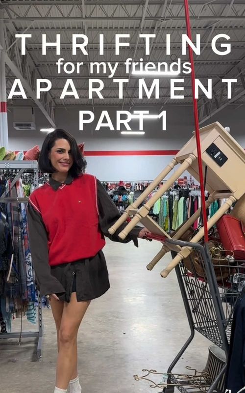 Thrifting for my friends apartment Part 1 EXCEPT IT’S FOR MY MOM!!!!  Everything found at City Thrift!  Stay tuned for part 2!!!  #thrift #thriftcommunity #thrifter #thrifting #thriftshop   