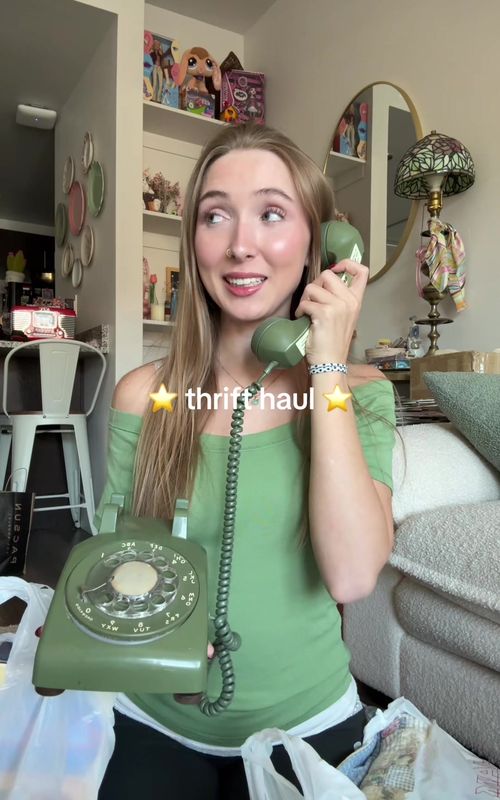 my thrift luck CONTINUES 🍀✨ (please don’t haunt me)  #y2kaesthetic #haultok #haul #thrifthaul #thriftedfinds