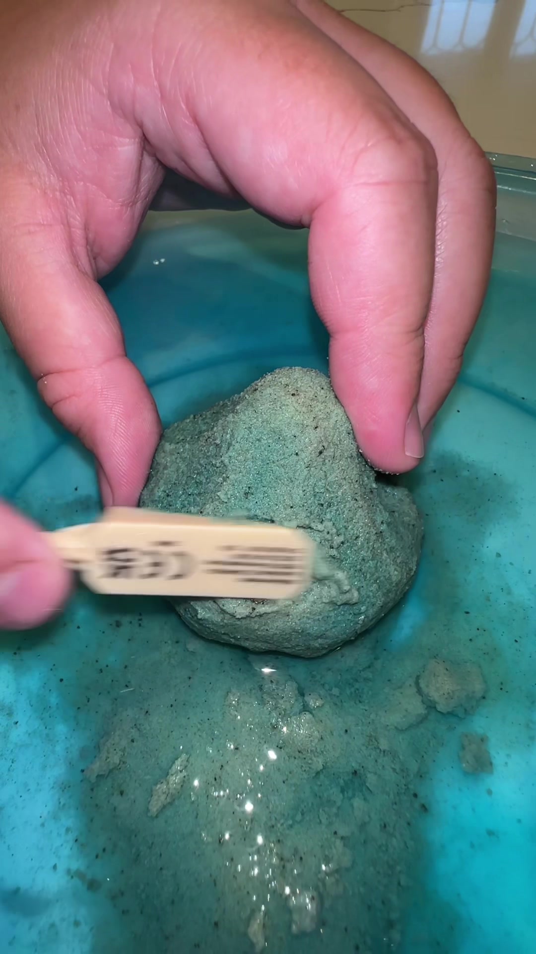 PART 66!! ASMR Underwater Diamond Mining!! 💎⚒️💦🤩 #fyp #foryoupage #ceoofmining #asmr #soundup #mining #diamond #mineitdiamond #water #pour #satisfying #toy #unboxing #mineit #carving #gem #gemstone #tigerseye #diamondmining #bluey #sand #c #viral