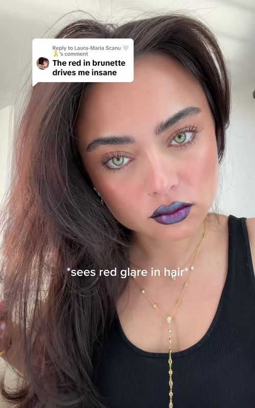 Replying to @Laura-Maria Scanu 🤍🎗️ a brunettes worst nightmare #hair #hairtok