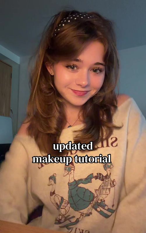 we are evolving 🥹 || here is my most recent makeup tutorial, it’s a little fast and the lighting is all over the place but i hope you get some new ideas from this! i have all the products i used below :) moisturizer - bubble cloud surf, skin tint - drunk elephant, foundation - glossier, concealer & blush - nars, contour - charlotte tilbury, powder - bobby brown, eyeliner & highlighter - nyx, eye pencil - lancôme, mascara - lijieyou, lipliner - wonderskin 💗 #makeuptutorial #softmakeup #makeup #hairstyle #yay 