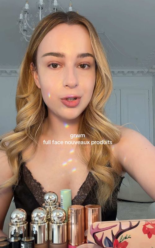grwm full face using new makeup #grwm #beauty #makeup #getreadywithme #sephorahaul chit chat get ready with me @Rare Beauty @Charlotte Tilbury @Yves Rocher France @Hourglass Cosmetics @Revlon Cosmetics 
