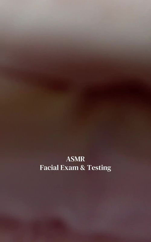 ASMR Dermatology Appointment! 🧴🧤Gotta get that skin care routine down! Sorry for the blank facial expressions haha the workday had me like 😵🥲 haha happy it’s Friday! #asmr #asmrfacial #asmrgloves #gloves #dermatologist 