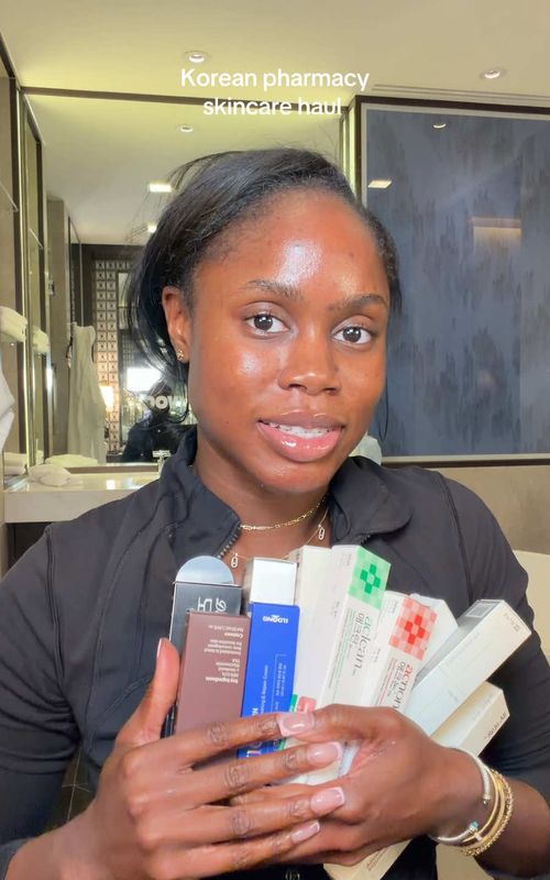 Everything I got at a Korean pharmacy #skincare #kbeauty #koreanskincare 