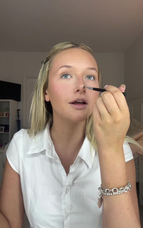 date night last night 🤍🤍 #grwmmakeup #routine #grwm #date 