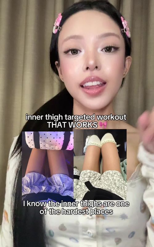 inner thigh workout that actually targets and isolates your inner thighs! this is like one of my most stubborn areas so i had to find out what works!! as always make sure to pair this with proper nutrition and rest for best results 💗 #workout