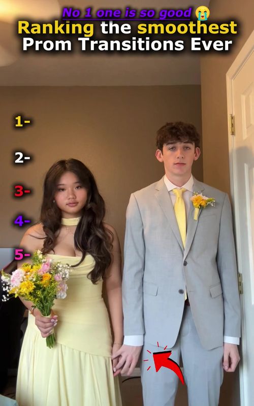 Ranking random prom transitions #crazytransition#watchtillend#ranking#beforeand after#replay