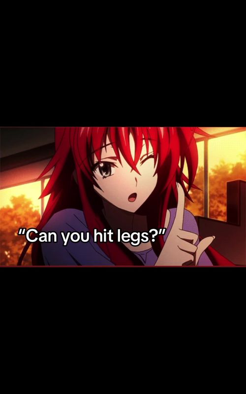 We need a new season #fyp #GymTok #anime #highschooldxd #rias 