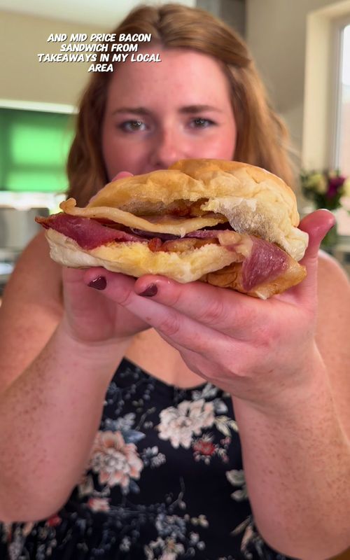 Cheapest Vs Most Expensive Bacon Sandwich  #foodreview #baconsandwich #breakfast #ukfood #takeaway 