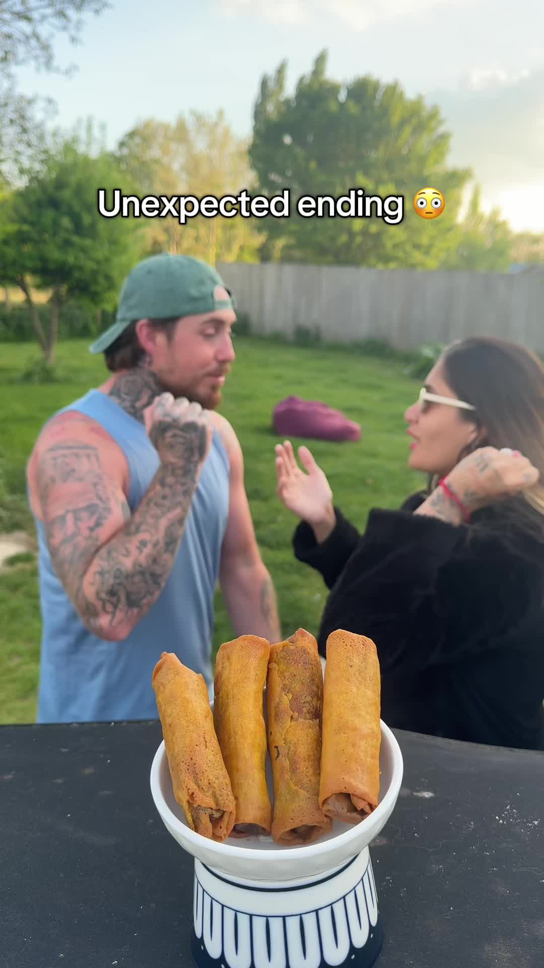 Unexpected ending 😳😅 #husbandandwife #foodreview #FoodTok #foodies #rockpaperscissors 
