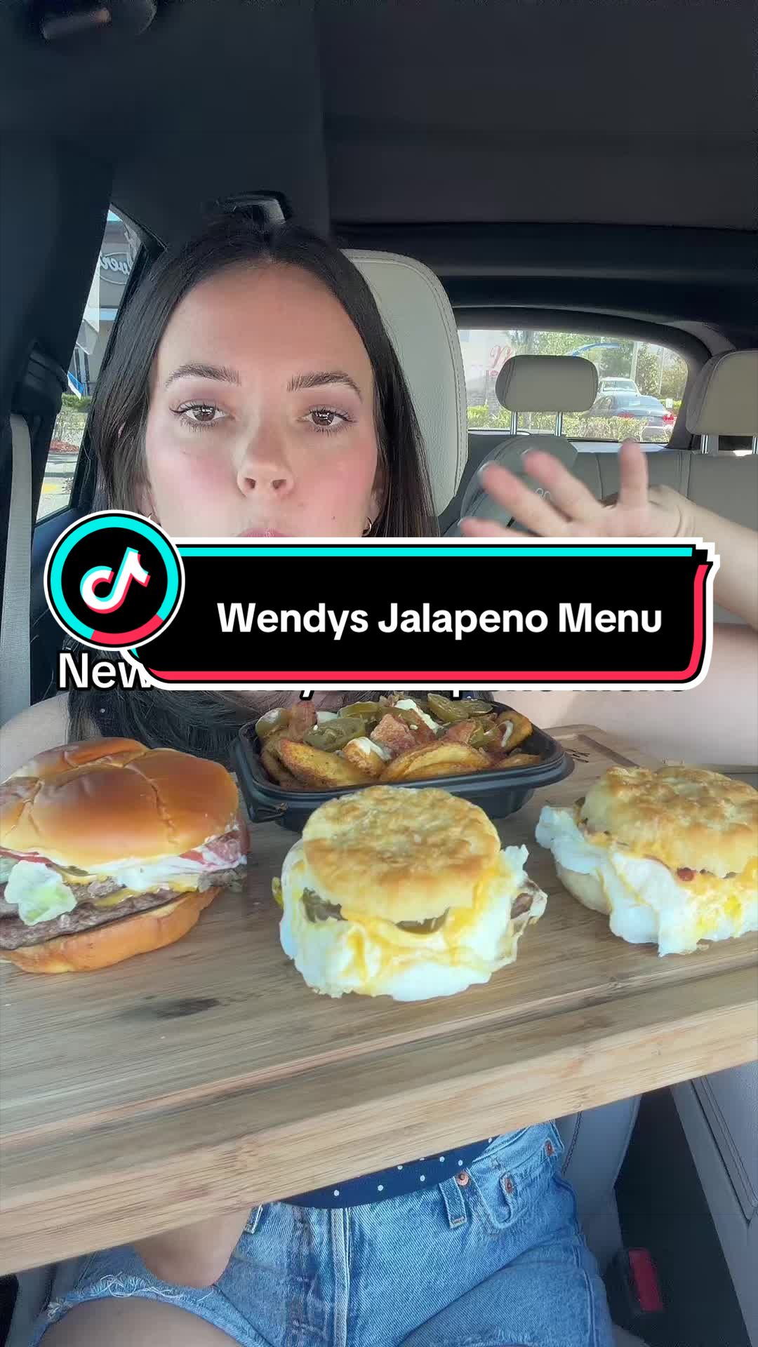 Here for the heat #wendys #mukbang #fastfood #eatingvideo #eatingshow 