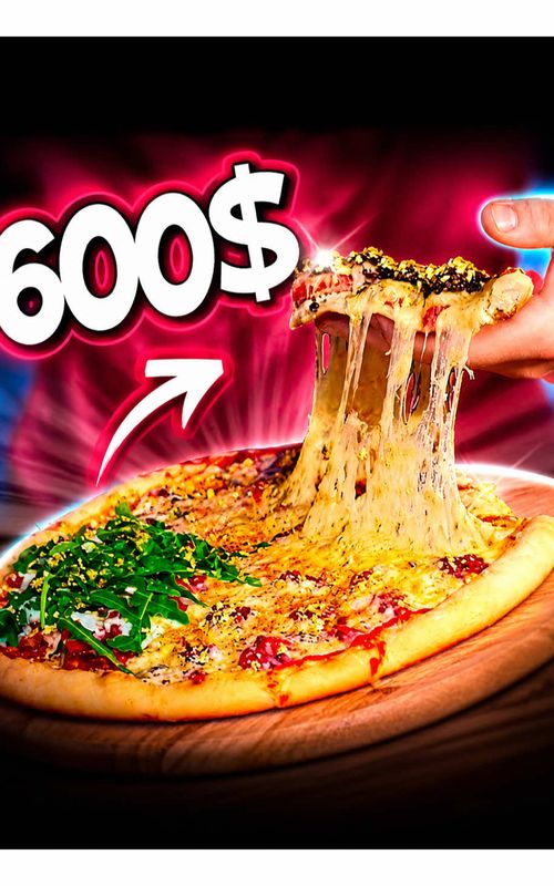 I MADE THE MOST EXPENSIVE PIZZA IN THE WORLD! #vanzai#vanzaieng#vanzaipizza#asmr#asmrfood