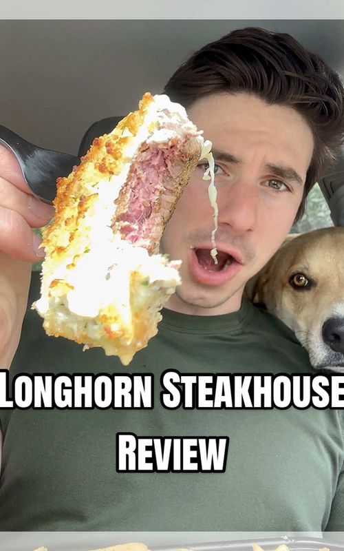 Longhorn Steakhouse Review #foodreview #FoodLover #steak #mukbang #fyp 