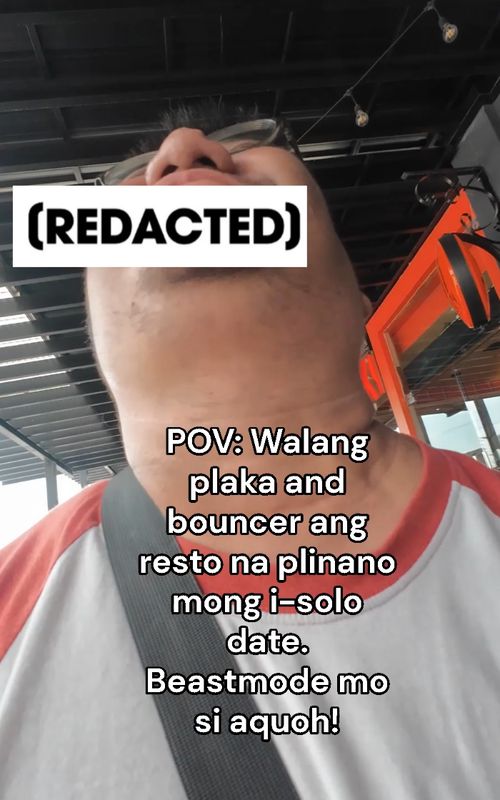 Genuine reaction ko. Hindi ko naman ito ginusto. Ibang resto na lang i-sosolo date ko na lang. Sobrang stressed ko here mabuti na lang hindi umabot sa point na nagmeltdown ako kasi todo plano ko ito. #autisticadult #solodate #meltdown 