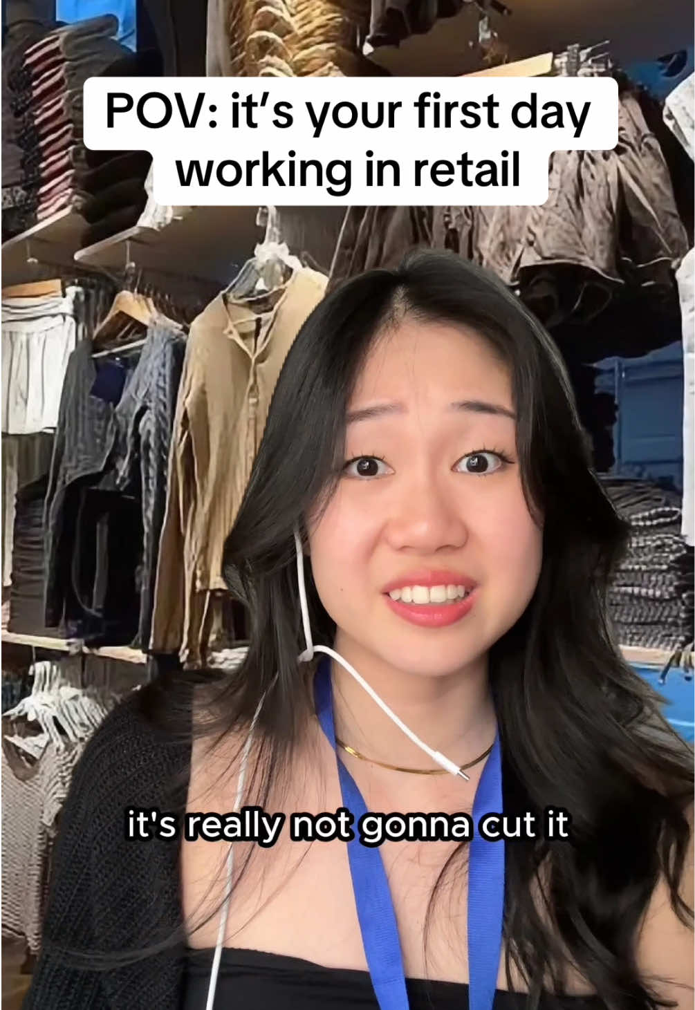 #pov it’s your first day working in retail  #satire #comedy #skit #retail