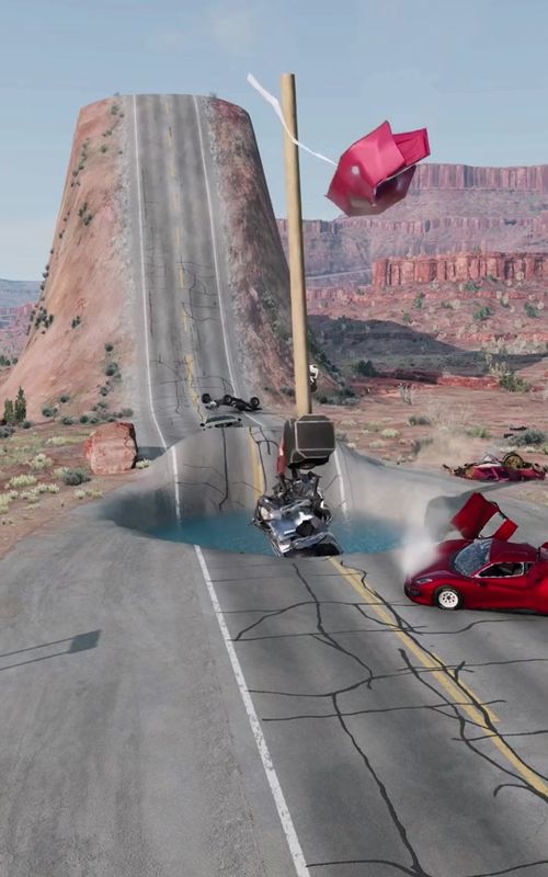 Car vs Hammer 02#beamngdrive #tiktok #gaming 
