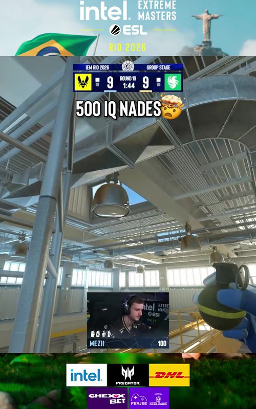 @TeamVitality 500 IQ 💣 👀 #ESL #gaming #esports #counterstrike2 #iemrio2026 
