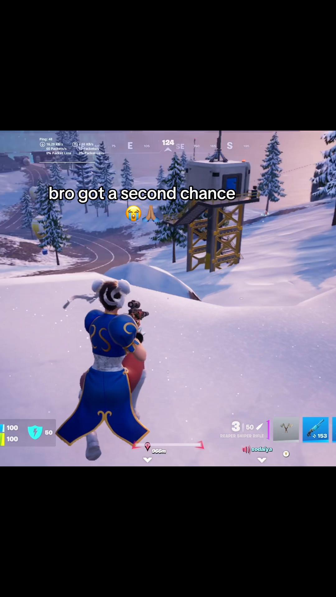 bro revived himself and used super sayian #fortnite #fortnitememes #fortnitereload #reload #goku 