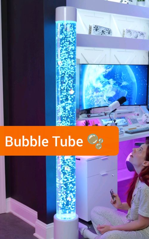 Welcome to my spaceship/aquarium gaming setup! 🪸🐟🌌 My all time favorite game ever on Pc is subnautica 👀👀 its amazing! I can't wait for the 2nd one to come out!  #asmr #pcsetup #GamingSetup #setupinspiration 