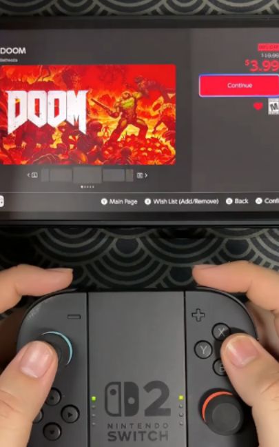 $3.99 for DOOM on Switch 2? This is the definition of a STEAL. 80% OFF right now!   #doom #switch2 #nintendo #gametok #steals #nintendoswitch2 #fps #foryou