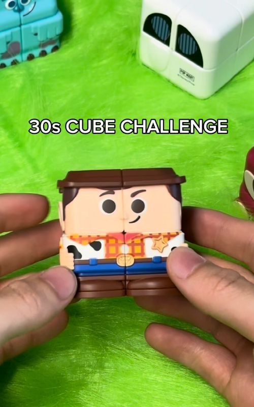 Not me fumbling all my childhood favorites like this.😵‍💫⏳Are you up for the challenge??#popmartus #popmart #popcube #disney #pixar #30schallenge #speedrun #whatsyourscore #rubikcubechallenge
