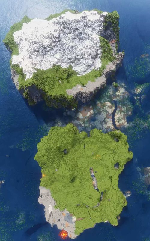 This 2 PLAYER ISLAND SEED is Insane 😳 Minecraft Bedrock/Java 26.1+ • #Minecraft #minecraftseeds 
