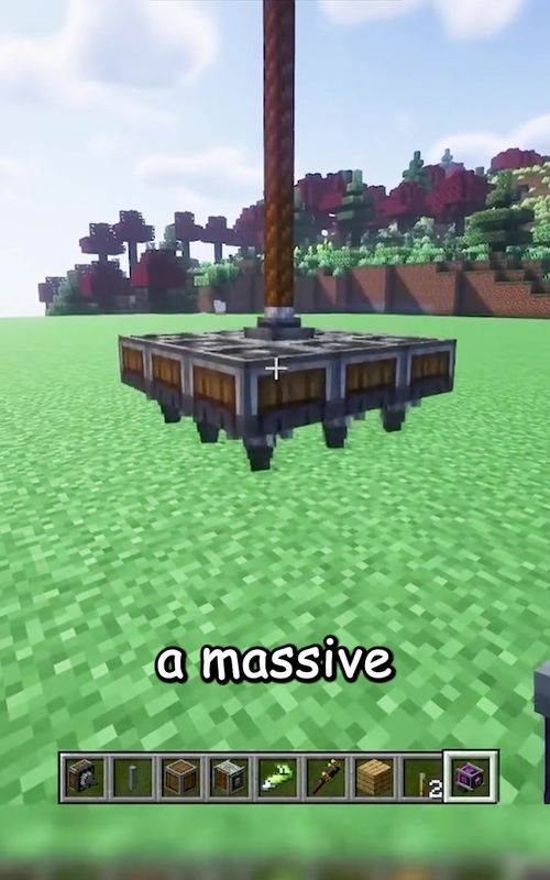 This Minecraft Machine Mines Forever #Minecraft #fyp #newideea 