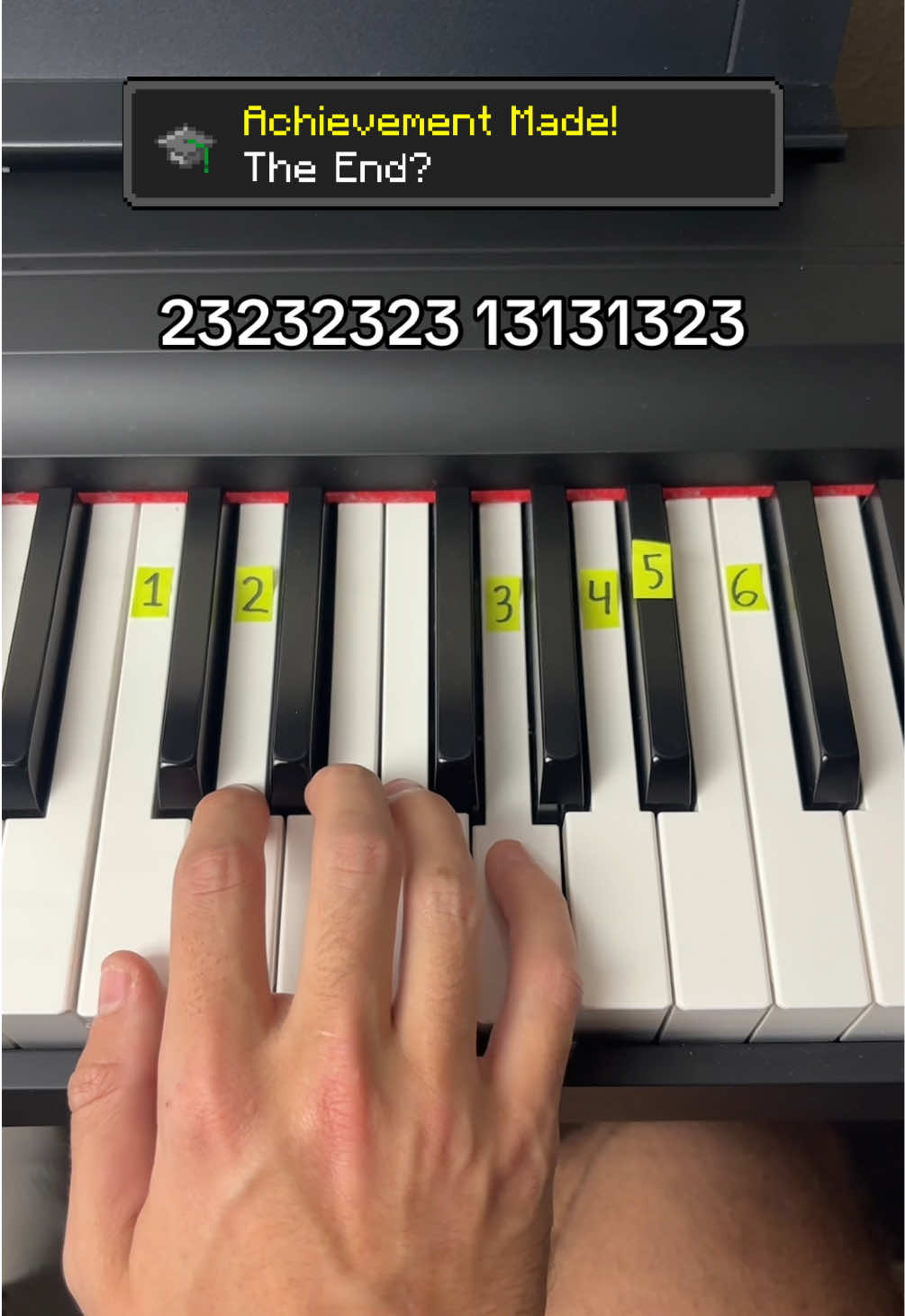 Is this the end? #Minecraft #blindspots #c418 #piano #tutorial 
