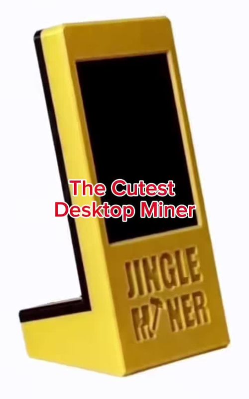 No complicated setup, no confusing menus. Plug in, connect to network, start mining instantly, #JingleMiner #RetroTech #MiningHobbyist #TechToy #3DPrintedMiner     